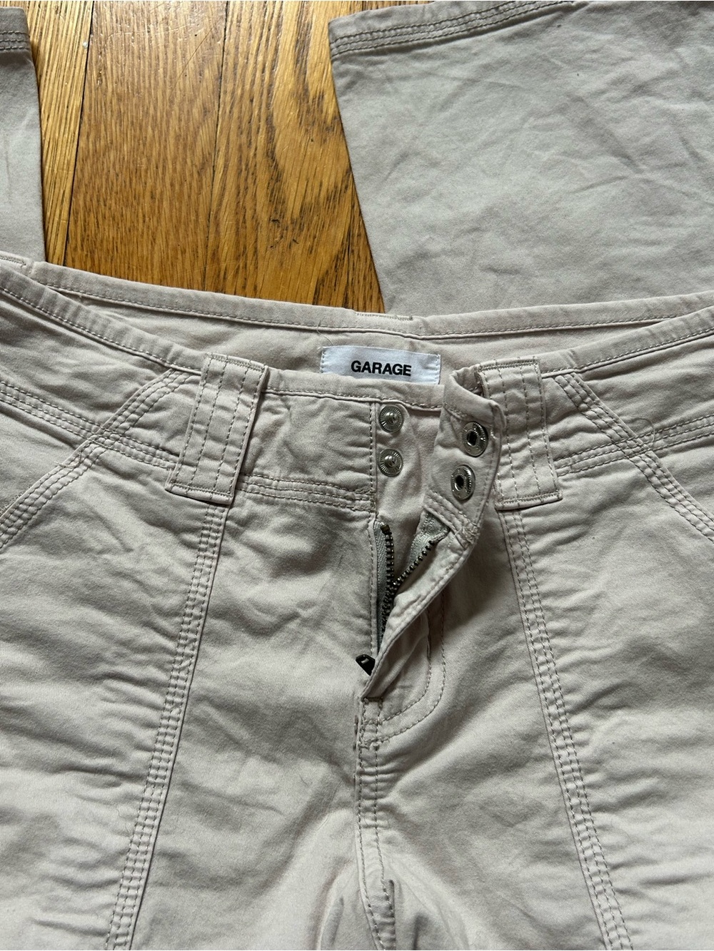 Garage Wide Leg Cargo Pants